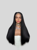 6x6 HD Custom Lace Straight Wig on Dome Cap