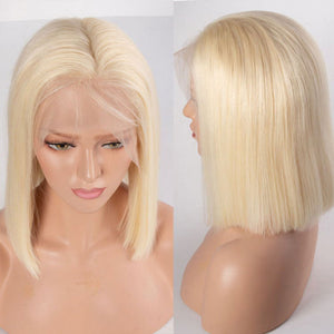 13x6 HD Lace Bob Wig – Human Hair Lace Frontal Wig.