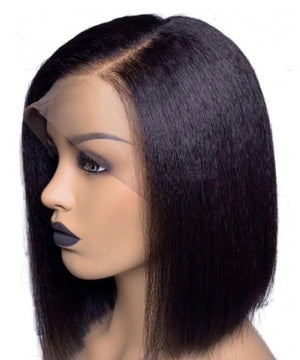 13x6 HD Lace Bob Wig – Human Hair Lace Frontal Wig.